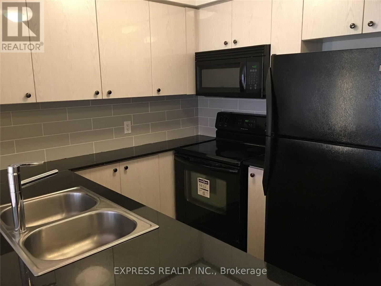 1107 - 5793 Yonge Street, Toronto, ON - Indoor Photo Showing Kitchen With Double Sink