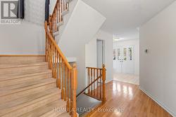 Stairs to the second floor -