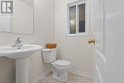 2 pieces bathroom on the first floor -