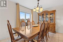 Dining with an Exit to the Patio -