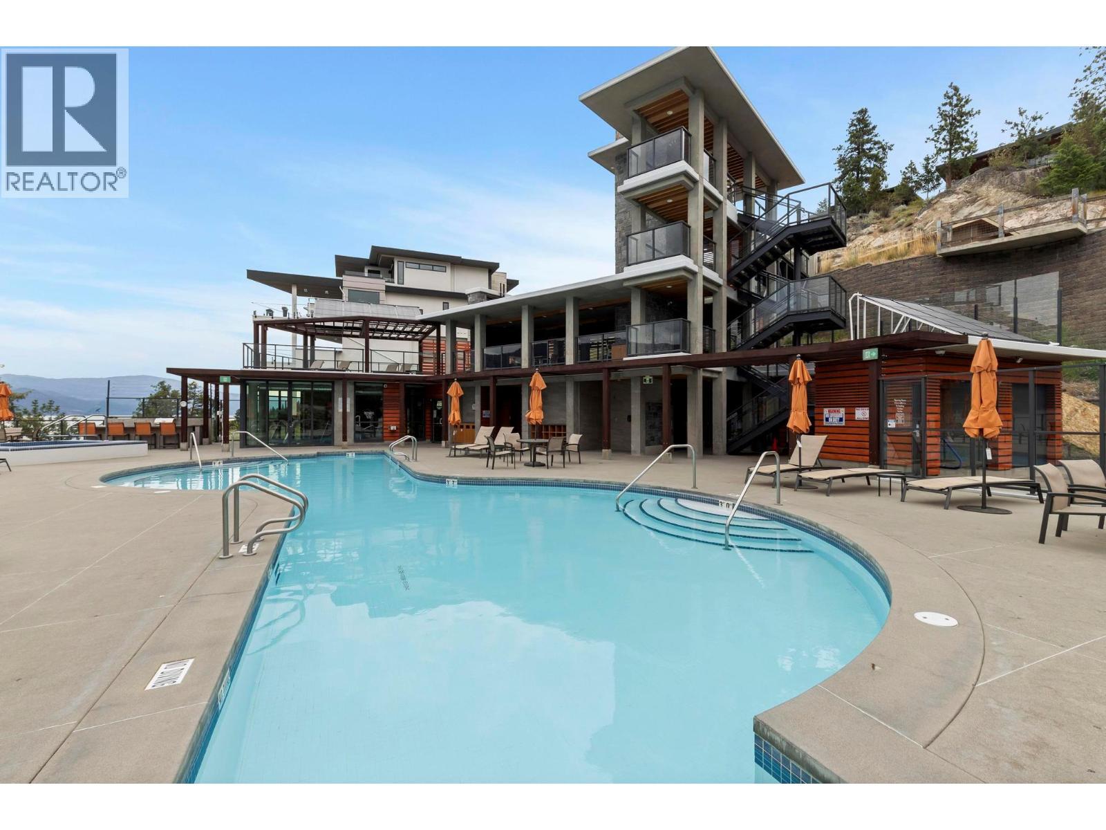Lake Club Amenity Centre - 1768 Slateview Crescent, Lake Country, BC - Outdoor With In Ground Pool With Deck Patio Veranda