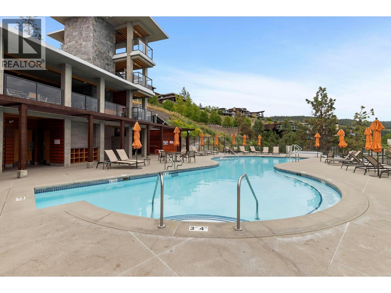 Lake Club Amenity Centre - 1768 Slateview Crescent, Lake Country, BC - Outdoor With In Ground Pool With Deck Patio Veranda