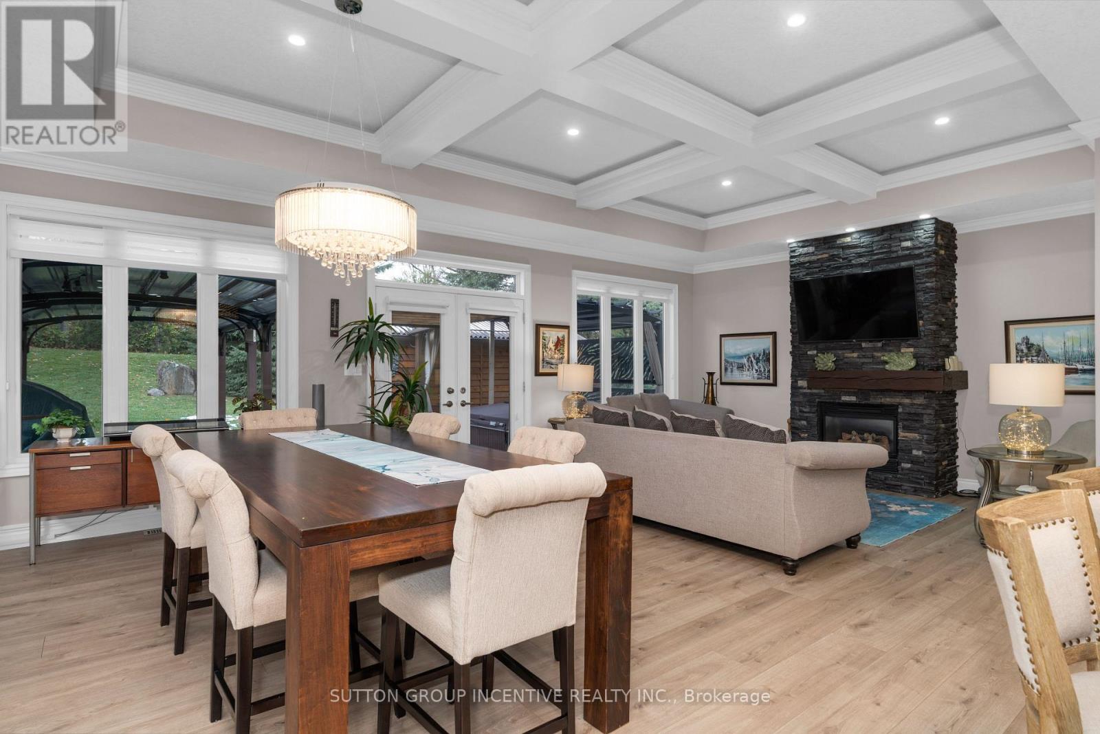 4 Snowshoe Trail, Barrie, ON - Indoor Photo Showing Other Room With Fireplace