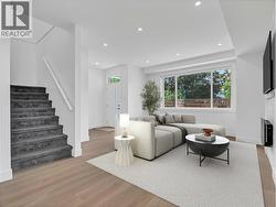 VIRTUALLY STAGED LIVING ROOM -