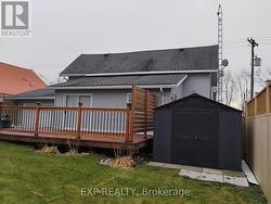 Back deck and storage -