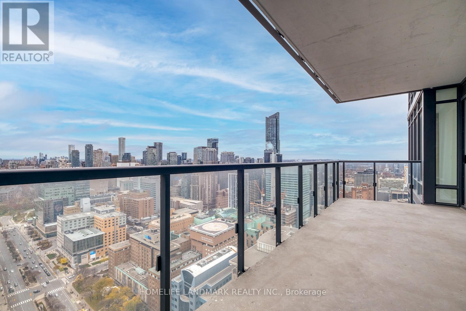 3302 - 488 University Avenue, Toronto, ON - Outdoor With Balcony With View