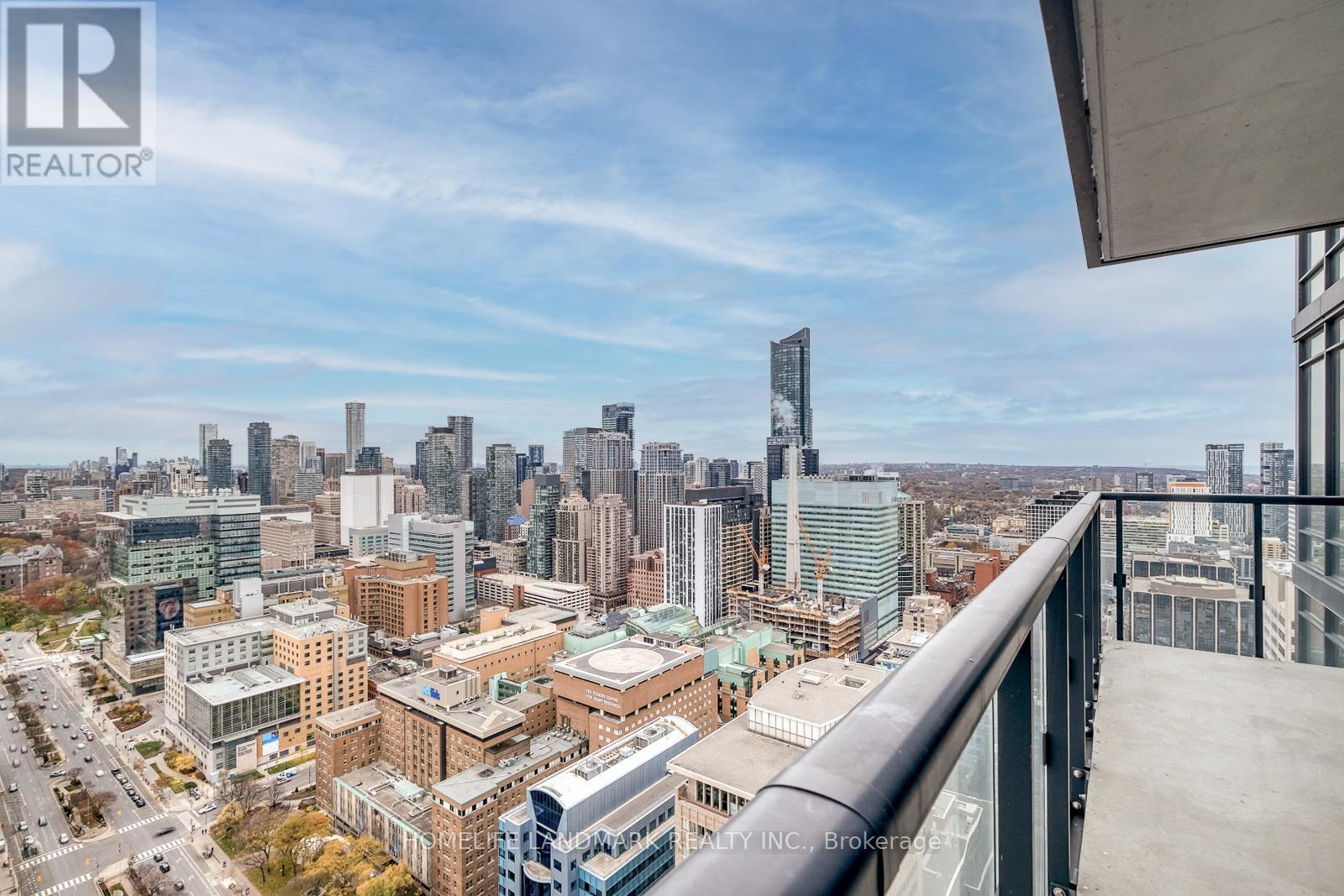 3302 - 488 University Avenue, Toronto, ON - Outdoor With Balcony With View