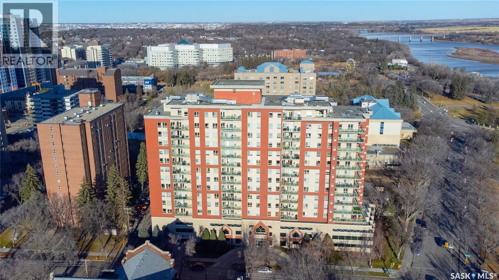 402 902 Spadina Crescent E, Saskatoon, SK - Outdoor With View