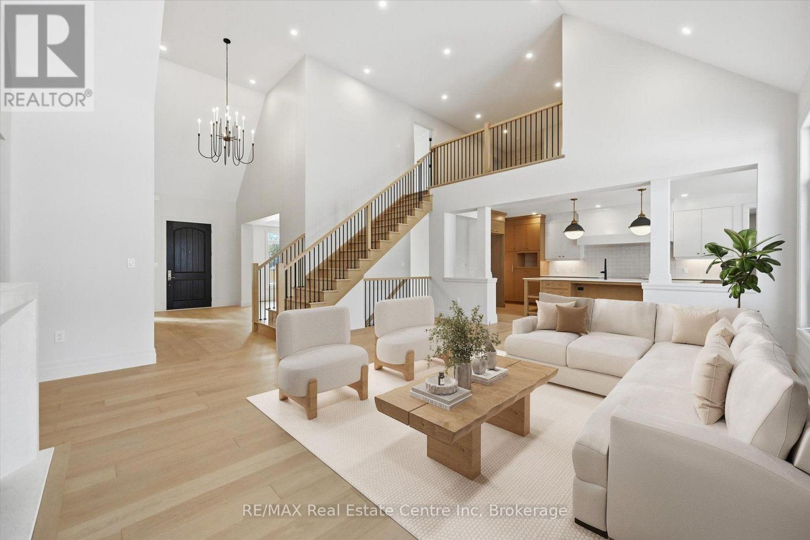 Photo has been virtually staged - 5 Prato Verde Lane, Hamilton (Rockton), ON - Indoor Photo Showing Living Room