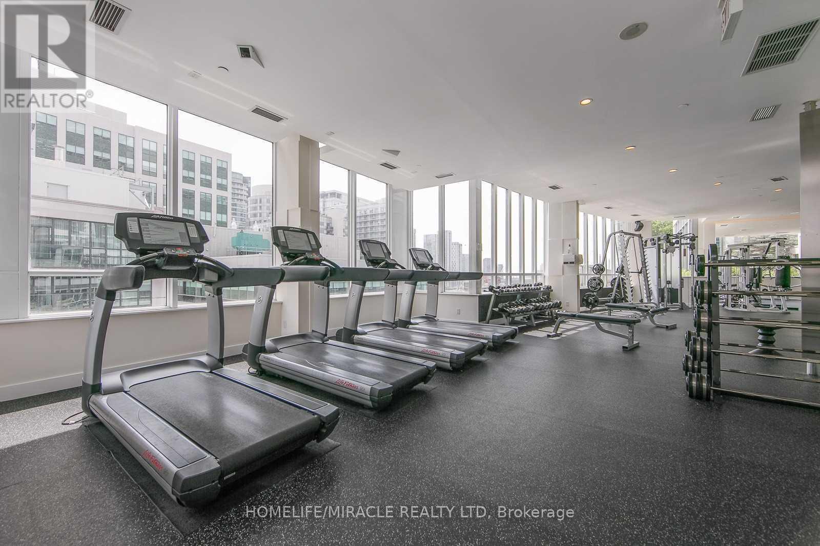 Ph09 - 270 Wellington Street W, Toronto, ON - Indoor Photo Showing Gym Room