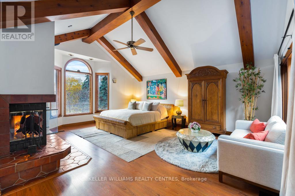 50 Skyview Crescent, Toronto, ON - Indoor Photo Showing Living Room With Fireplace