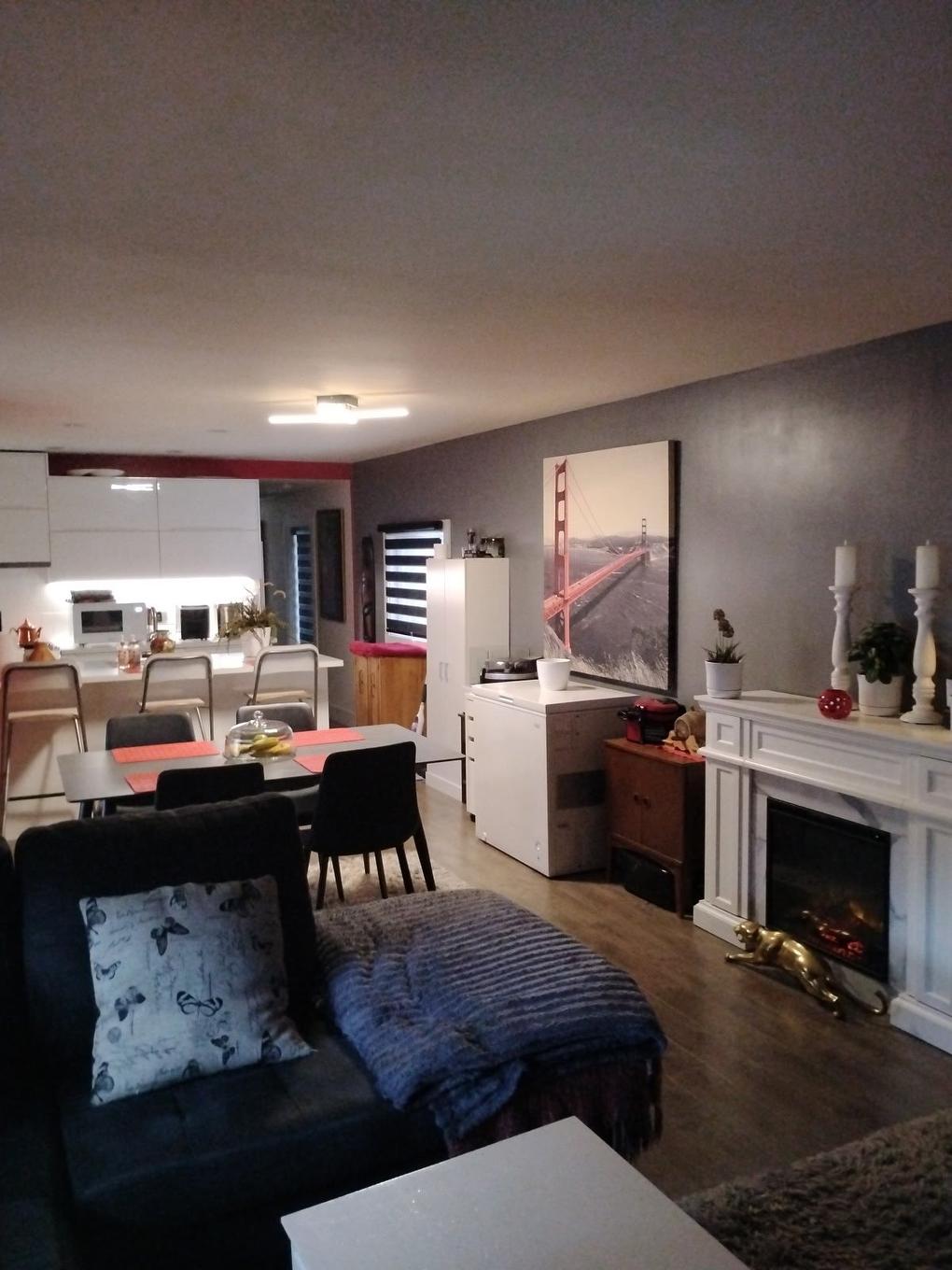 Overall view - 95 Rue Du Campeur, Val-Morin, QC - Indoor Photo Showing Living Room With Fireplace