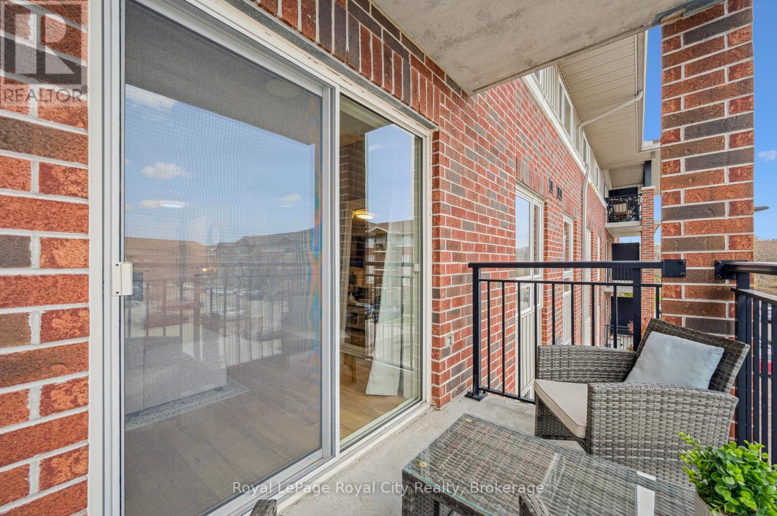 309 - 41 Goodwin Drive, Guelph (Pineridge/Westminster Woods), ON - Outdoor With Balcony With Exterior