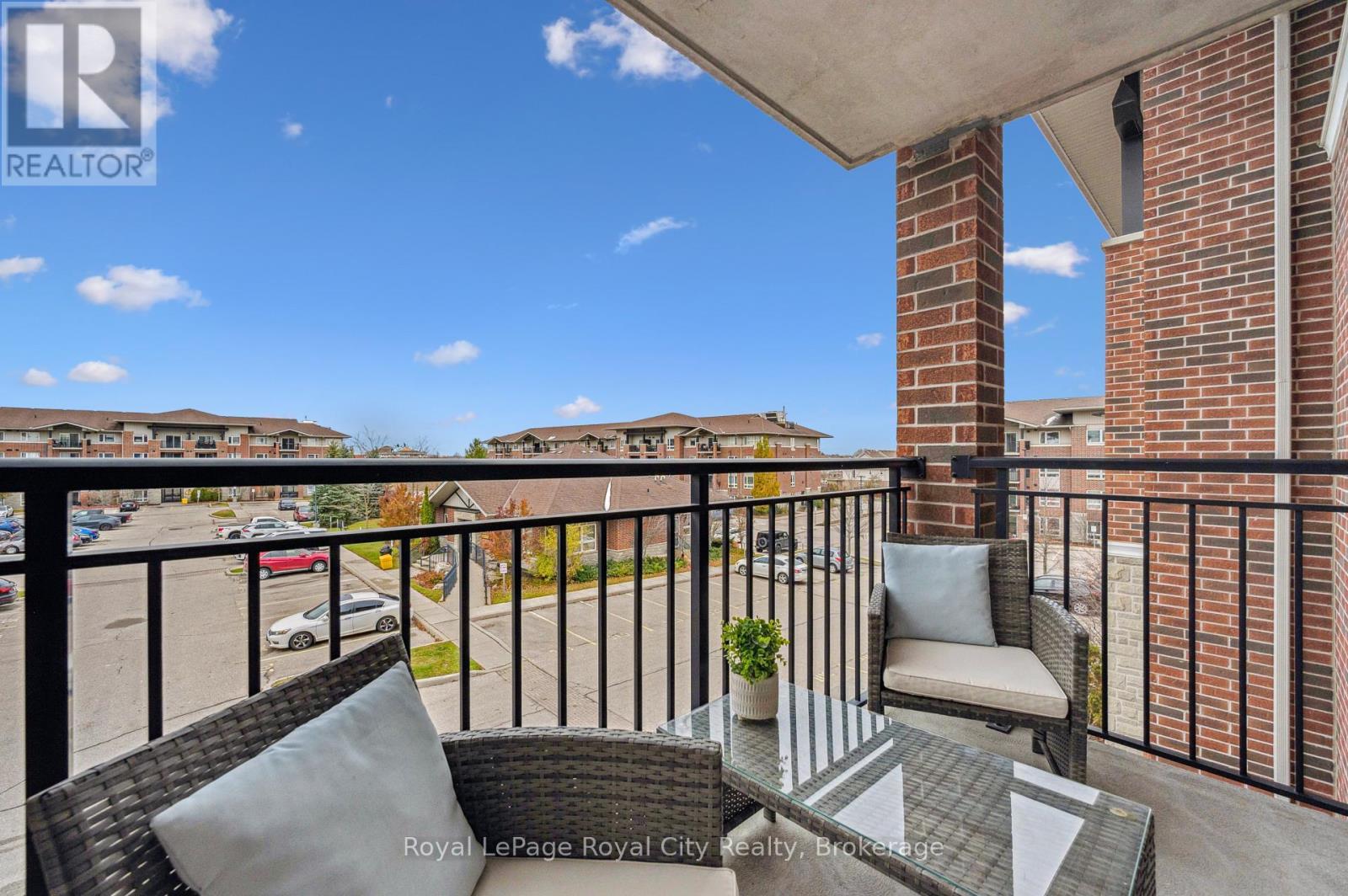309 - 41 Goodwin Drive, Guelph (Pineridge/Westminster Woods), ON - Outdoor With Balcony With Exterior