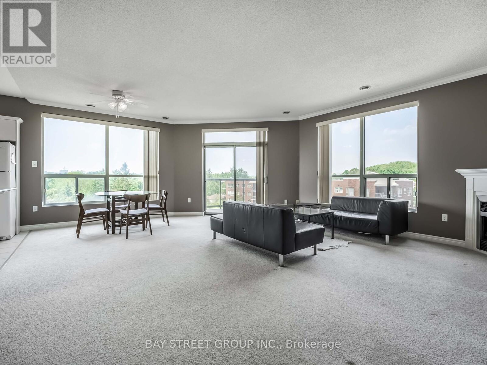 606 - 255 Keats Way, Waterloo, ON - Indoor With Fireplace