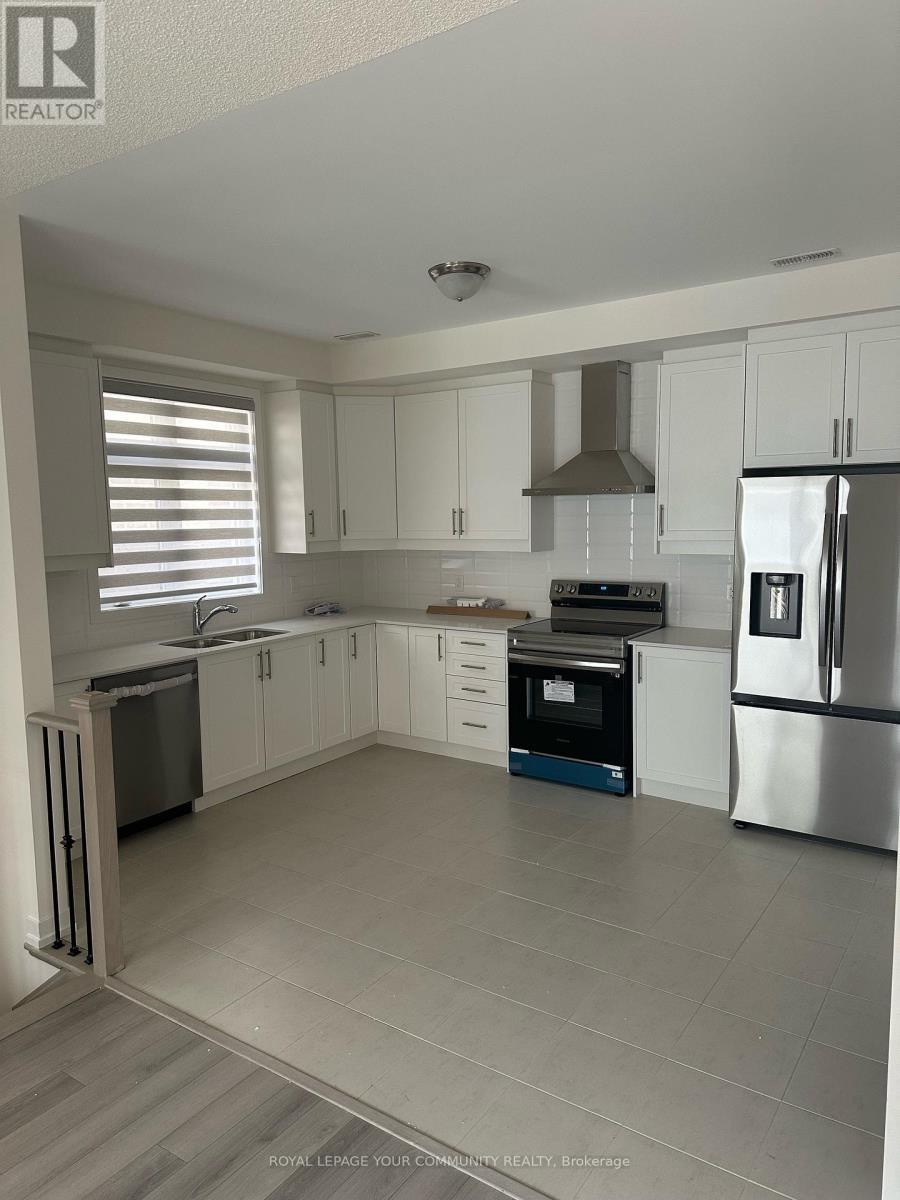 1551 Moonseed Place, Milton, ON - Indoor Photo Showing Kitchen With Stainless Steel Kitchen With Double Sink