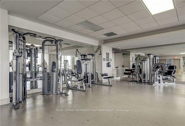 1515-7167 Yonge Street, Markham, ON - Indoor Photo Showing Gym Room