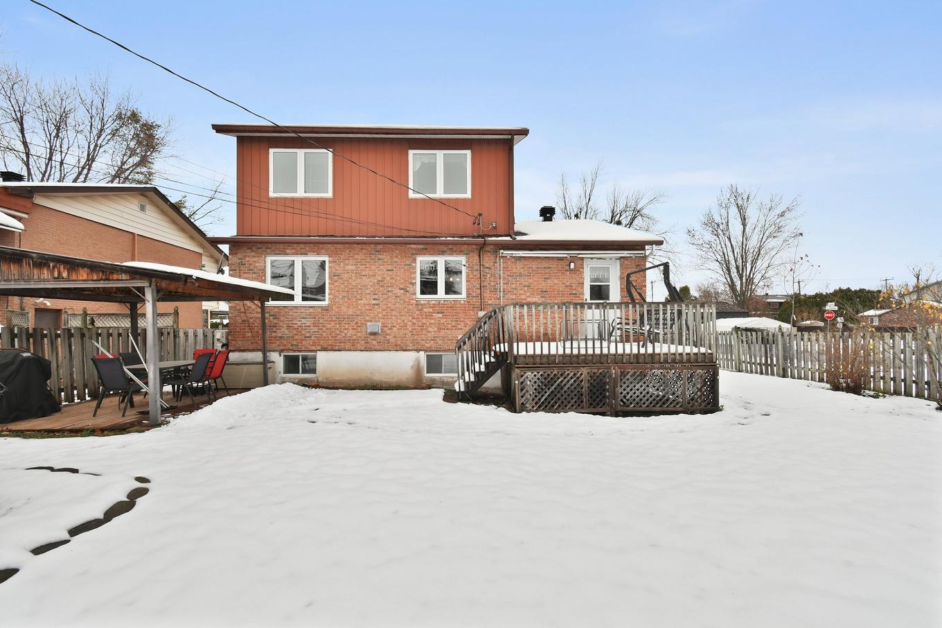 Back facade - 14828 Rue Labelle, Montréal (Pierrefonds-Roxboro), QC - Outdoor With Exterior