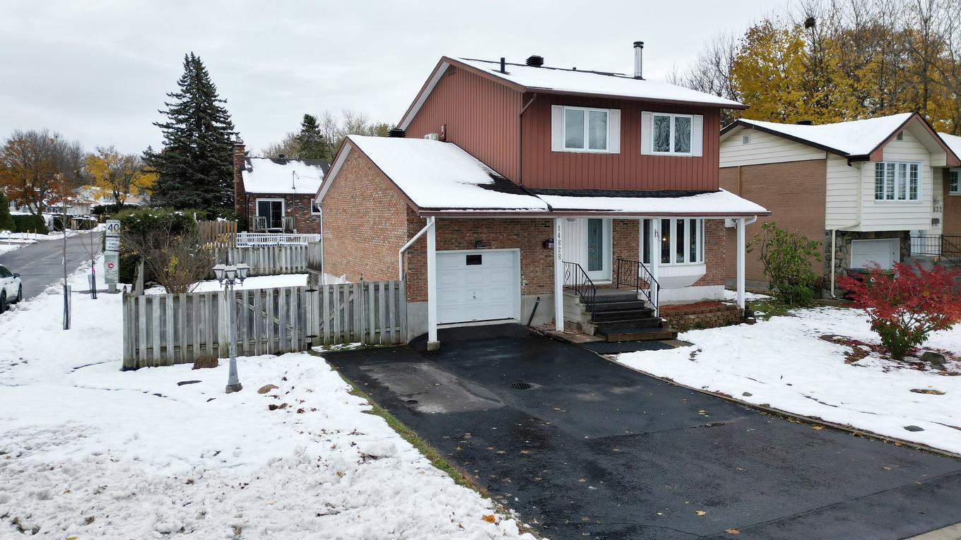 Aerial photo - 14828 Rue Labelle, Montréal (Pierrefonds-Roxboro), QC - Outdoor With Facade