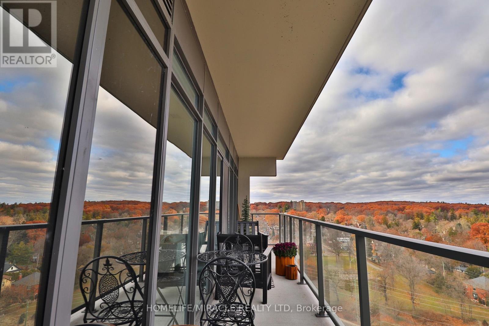 1502 - 15 Glebe Street, Cambridge, ON - Outdoor With Balcony With View With Exterior