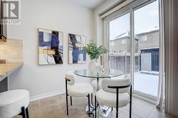 Breakfast area. Walk out with New interlock patio -