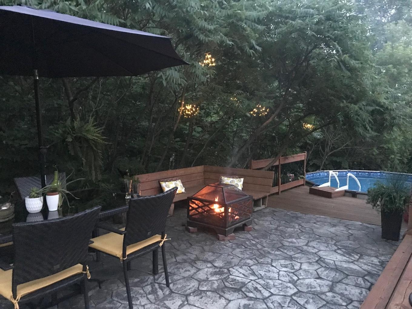 Patio - 18 Rue Du Vieux-Verger, Brownsburg-Chatham, QC - Outdoor