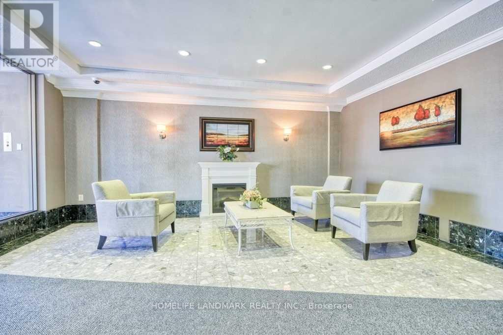 2126 - 3 Greystone Walk Drive, Toronto, ON - Indoor With Fireplace