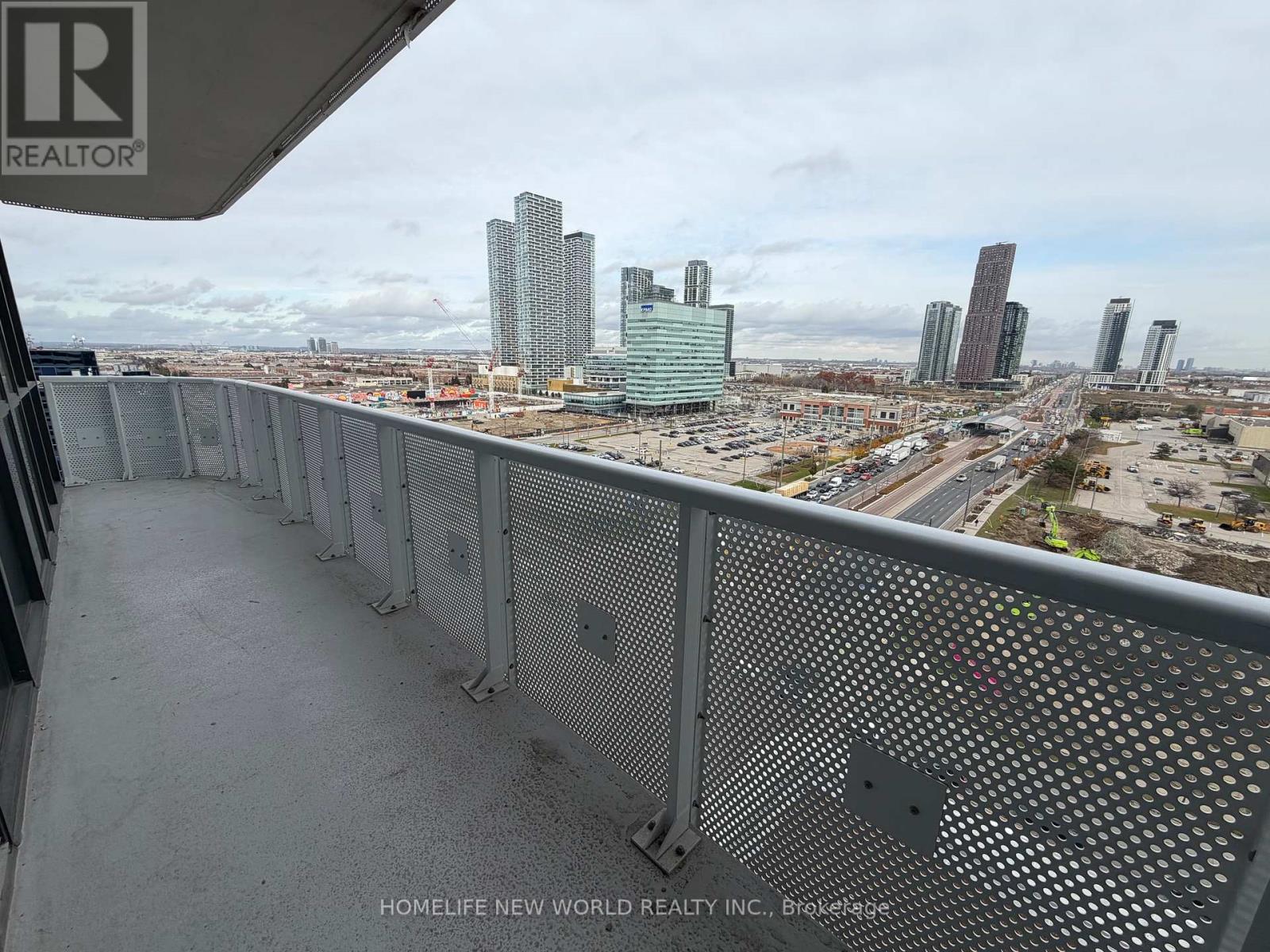 1506 - 8 Interchange Way, Vaughan, ON - Outdoor With Balcony With View