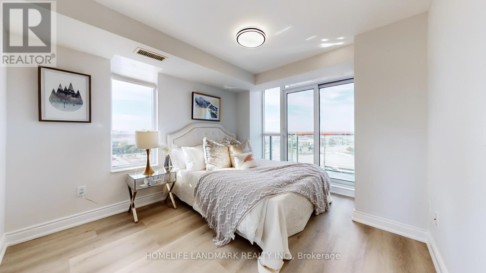 1107 - 50 Brian Harrison Way, Toronto, ON - Indoor Photo Showing Bedroom