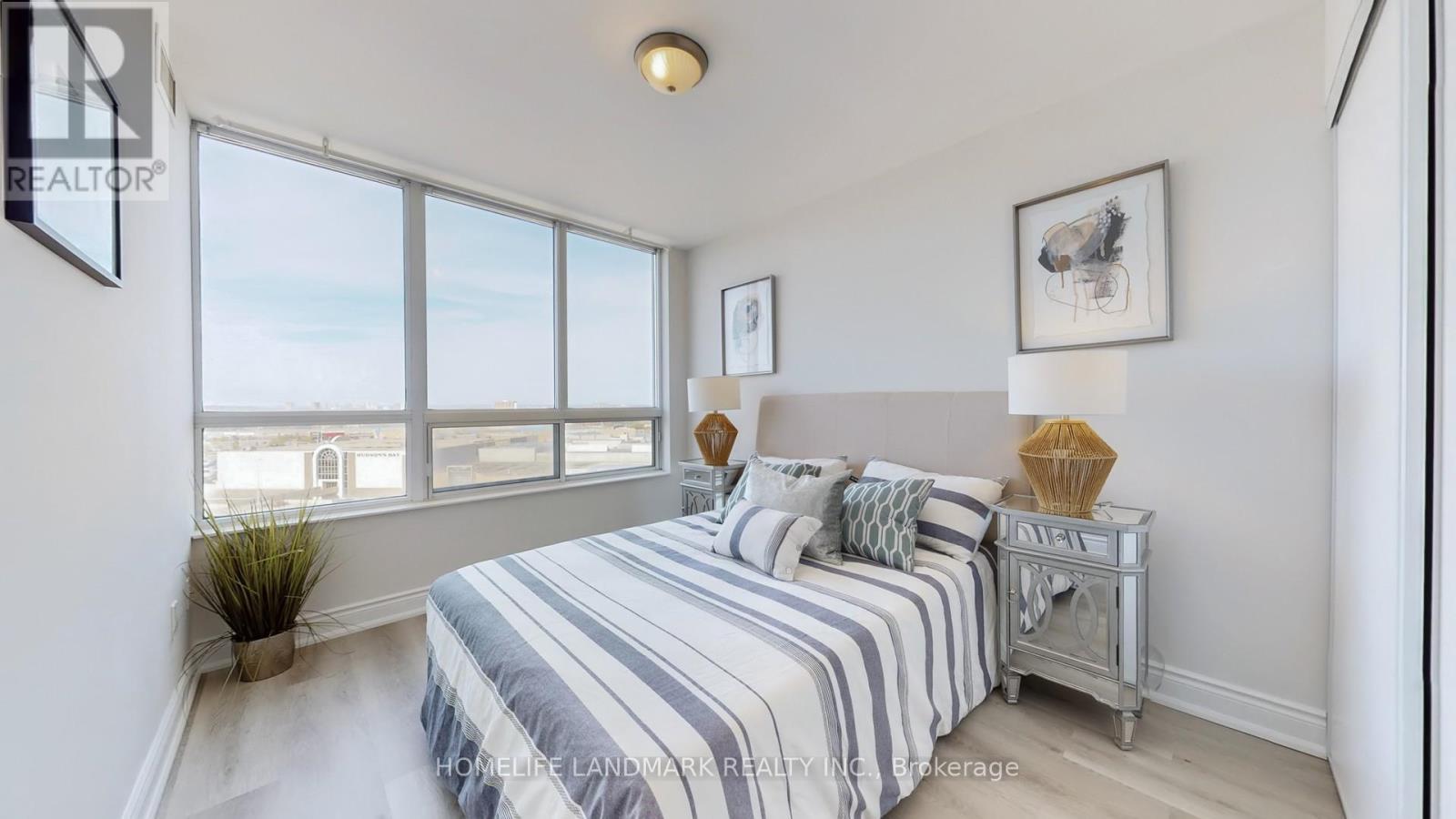 1107 - 50 Brian Harrison Way, Toronto, ON - Indoor Photo Showing Bedroom