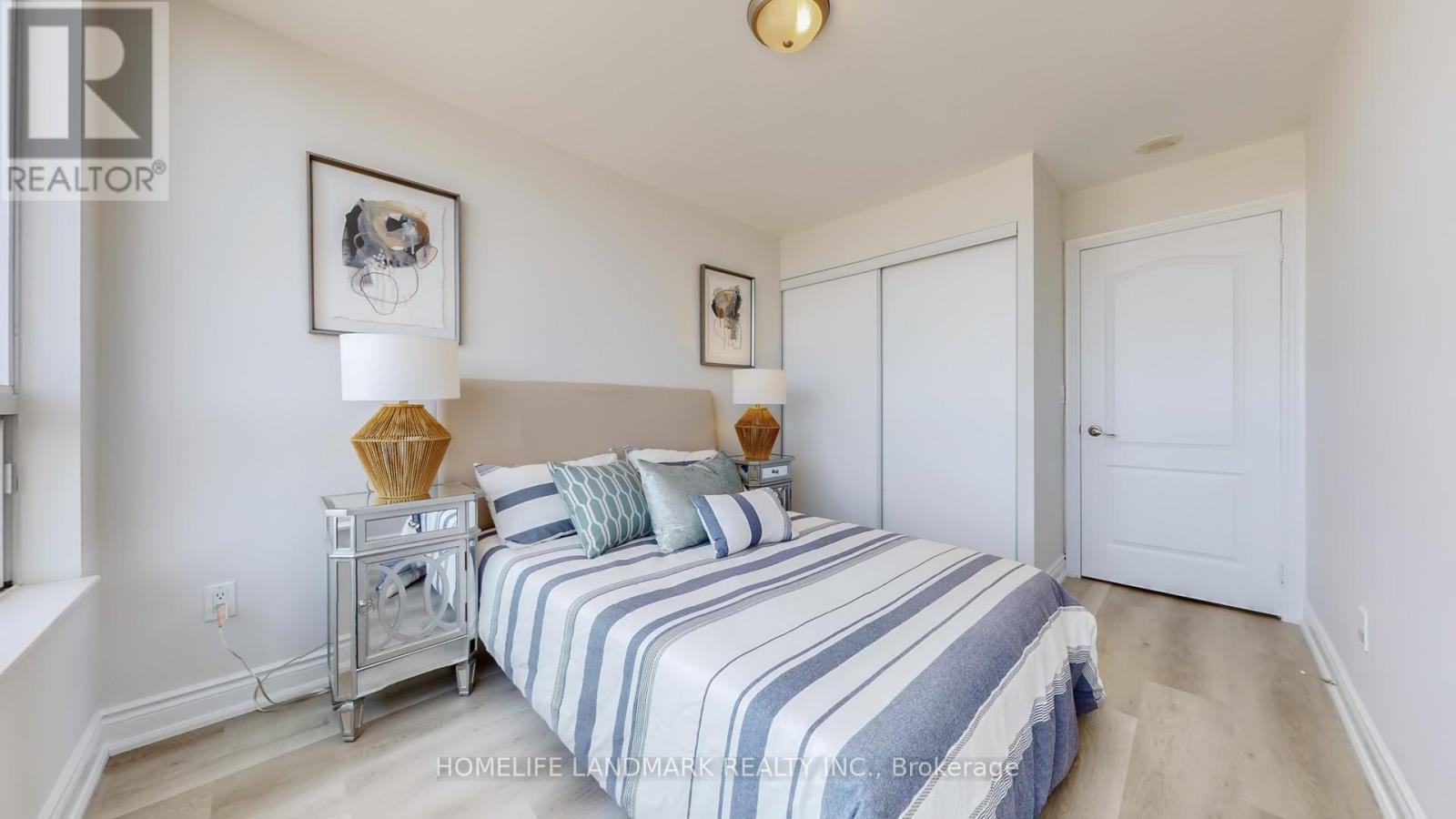 1107 - 50 Brian Harrison Way, Toronto, ON - Indoor Photo Showing Bedroom