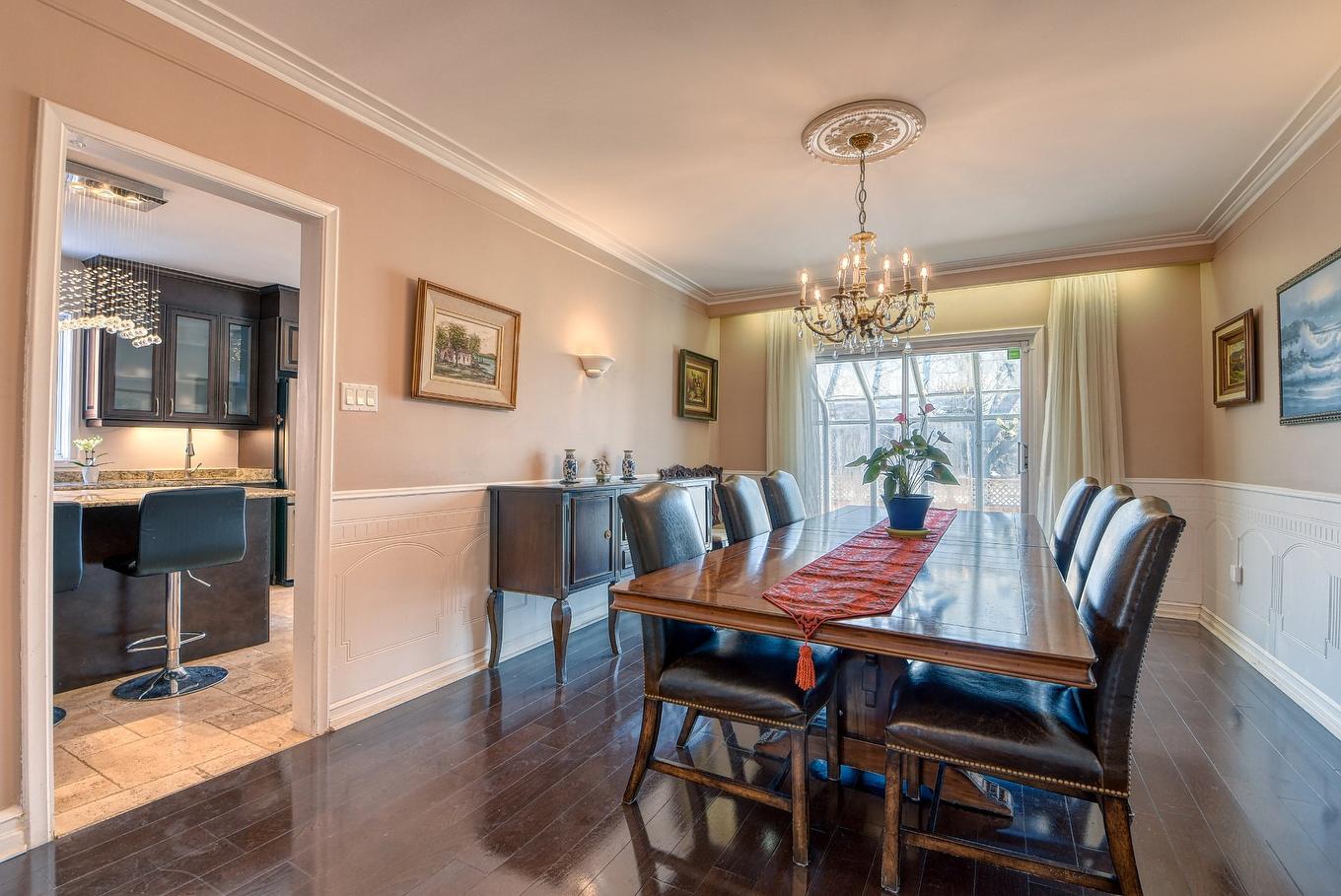 Dining room - 12 Rue Holly, Hampstead, QC - Indoor Photo Showing Dining Room