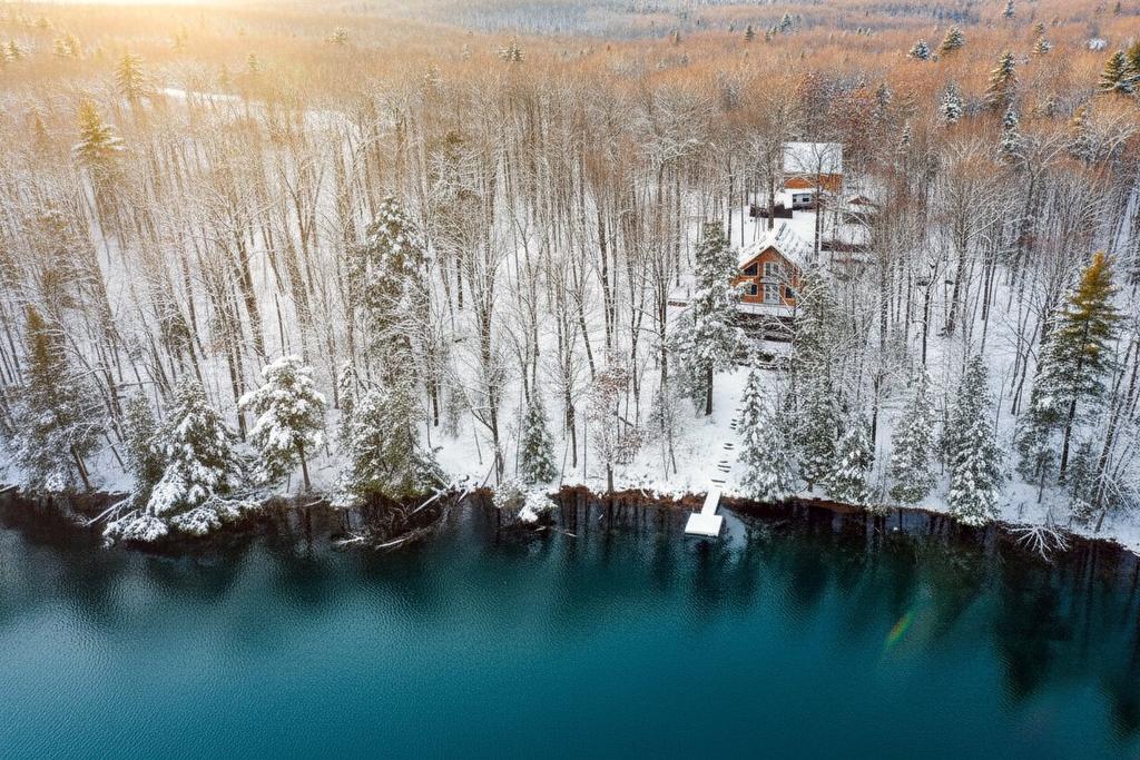 Waterfront - 142 Ch. Du Lac-Creux, Mandeville, QC - Outdoor With Body Of Water With View