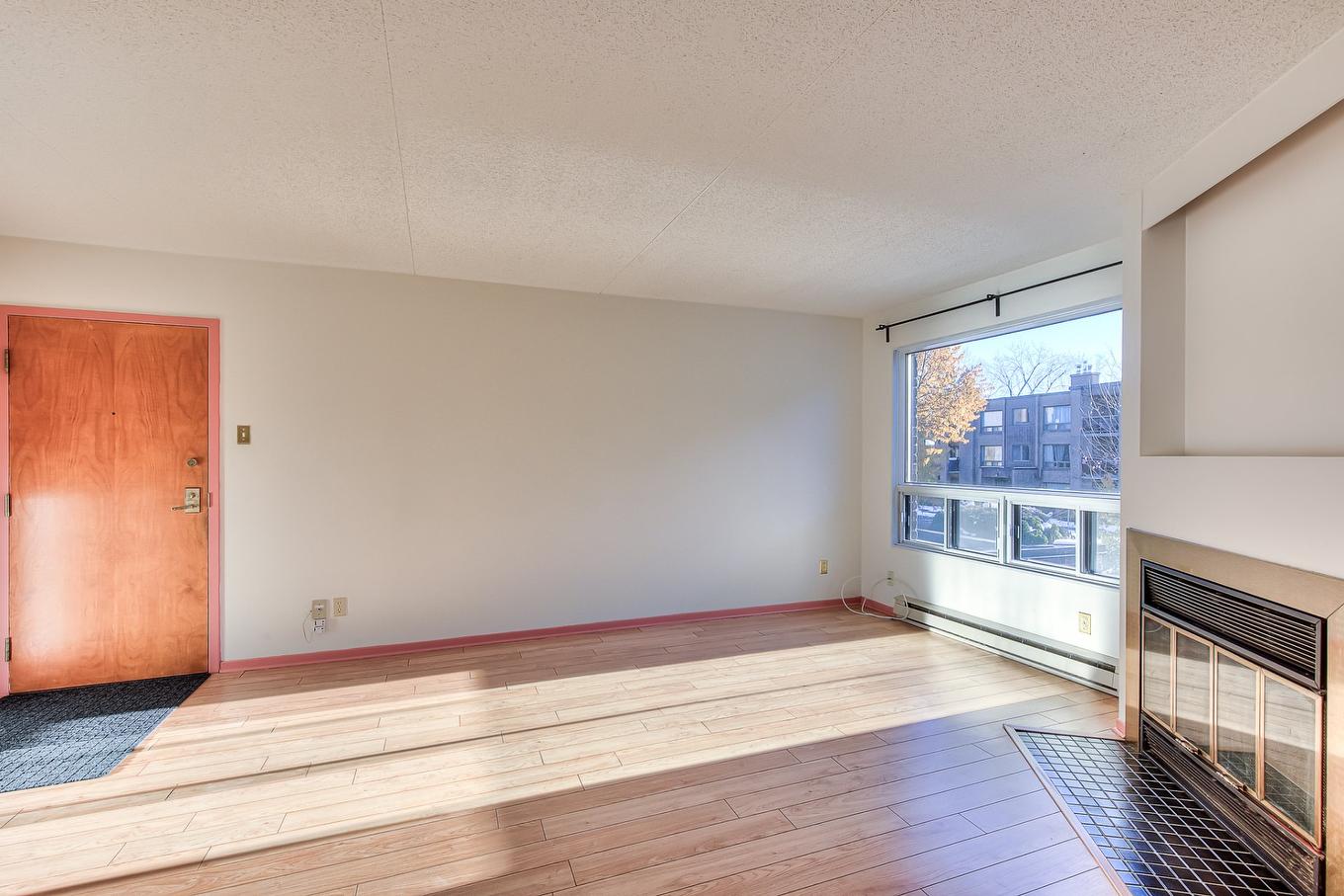 Living room - 3-11113 Rue Meighen, Montréal (Pierrefonds-Roxboro), QC - Indoor With Fireplace