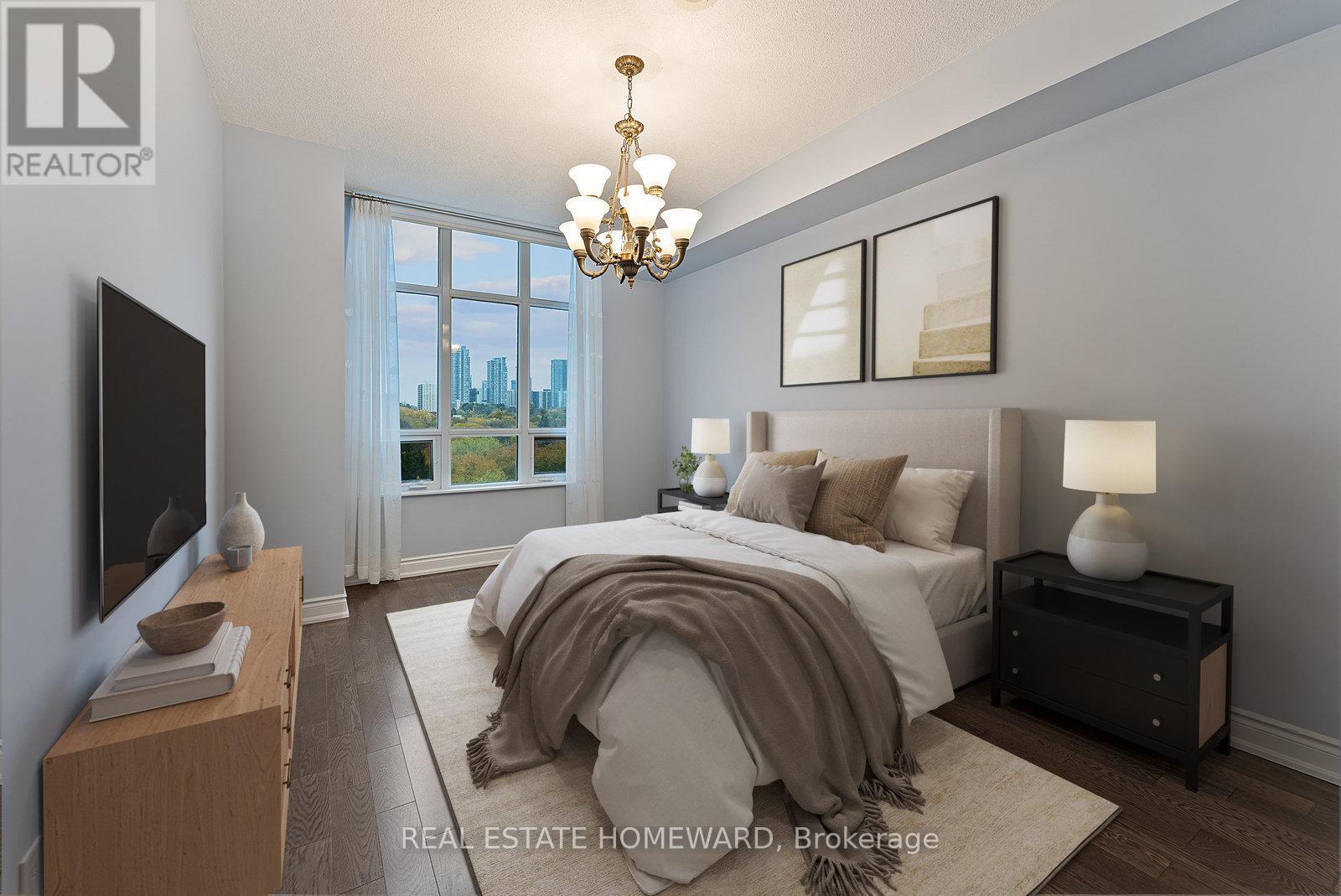 714 - 10 Bloorview Place, Toronto, ON - Indoor Photo Showing Bedroom