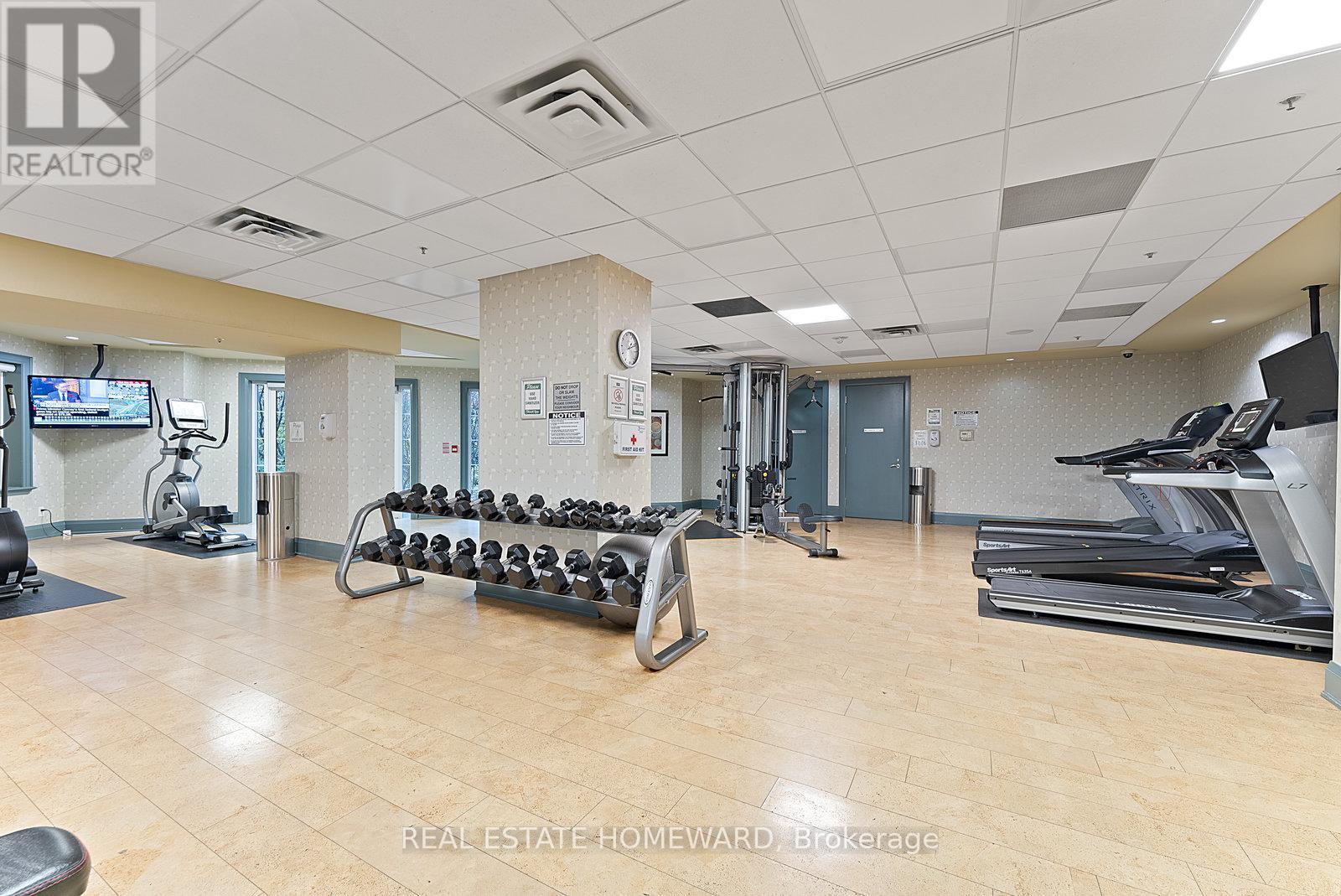 714 - 10 Bloorview Place, Toronto, ON - Indoor Photo Showing Gym Room