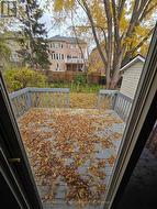 Walkout to backyard deck -