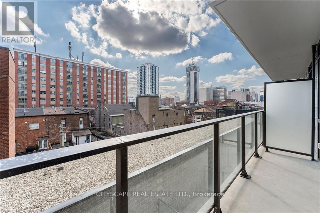 534 - 1 Jarvis Street, Hamilton, ON - Outdoor With Balcony