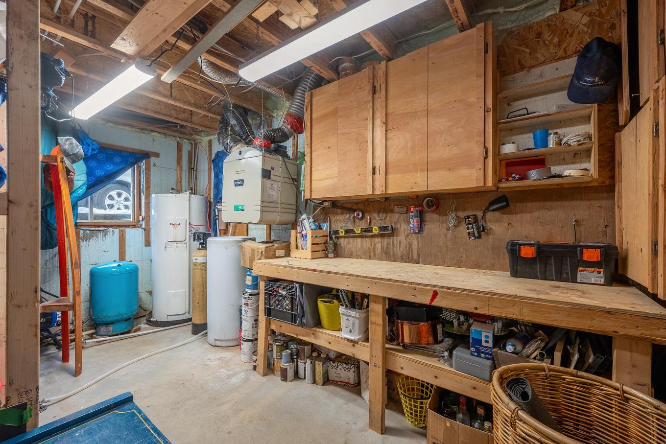 Workshop - 104 Ch. Brière, Mont-Blanc, QC - Indoor Photo Showing Basement