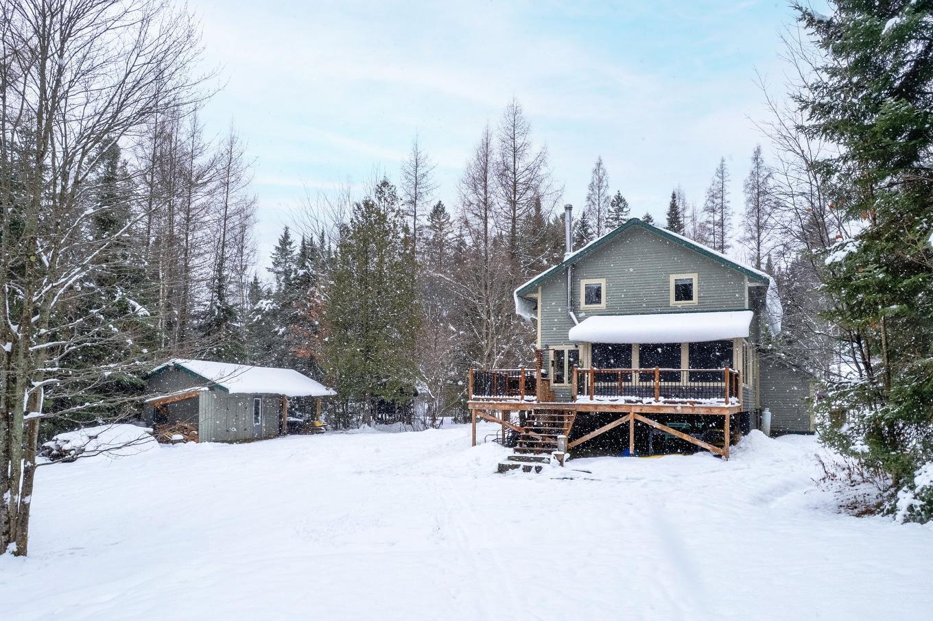 Back facade - 104 Ch. Brière, Mont-Blanc, QC - Outdoor
