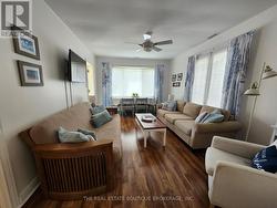 Full view of living/dining room. -