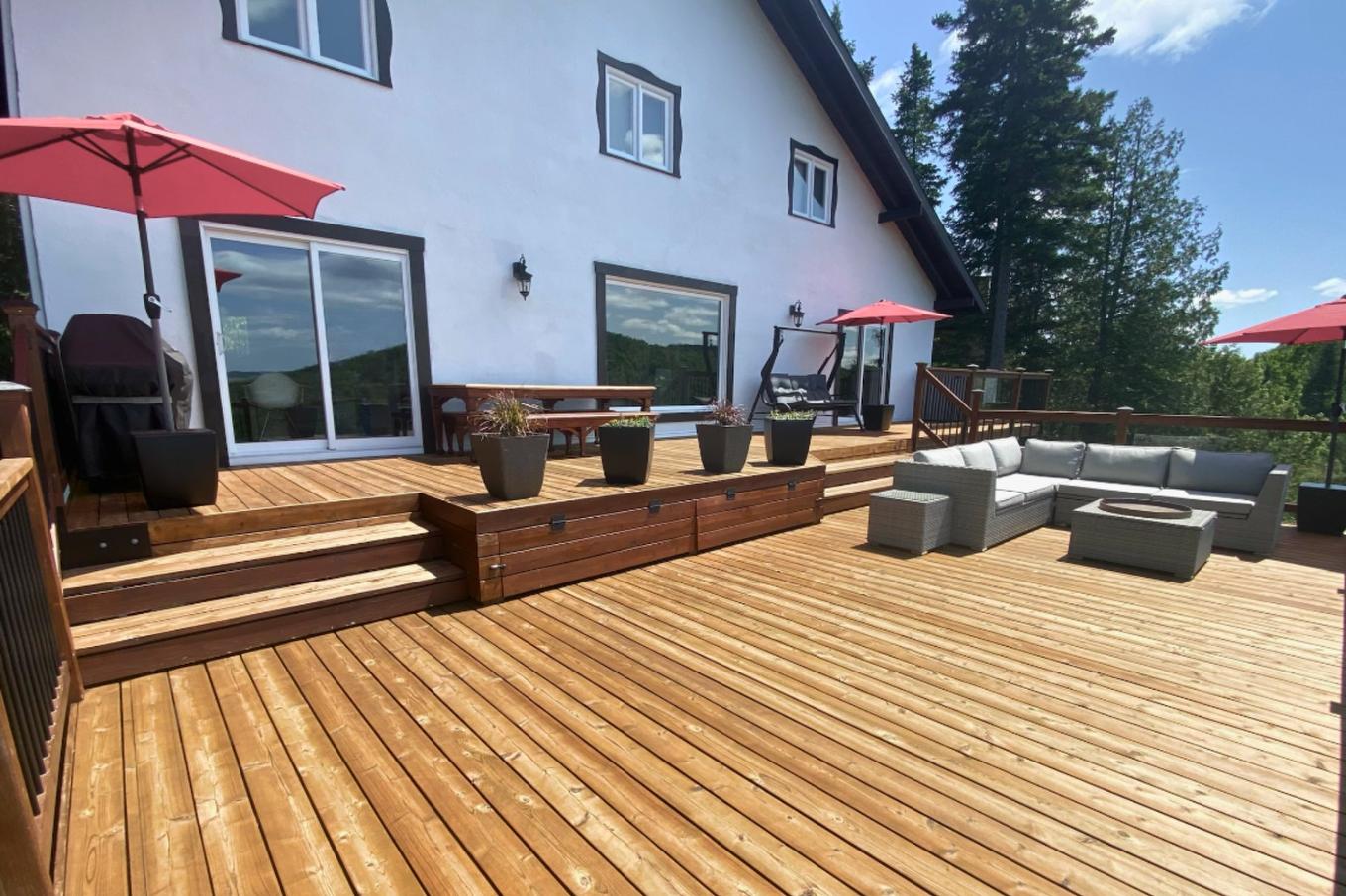 Terrasse - 1470 1Re Avenue, Val-Morin, QC - Outdoor With Deck Patio Veranda With Exterior