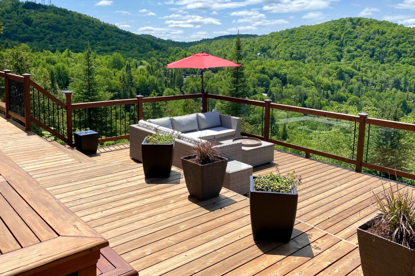 Terrasse - 1470 1Re Avenue, Val-Morin, QC - Outdoor With Deck Patio Veranda With Exterior