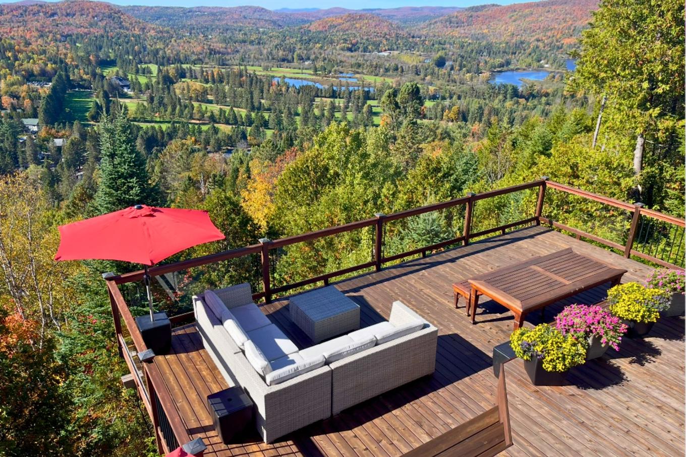 Terrasse - 1470 1Re Avenue, Val-Morin, QC - Outdoor With View