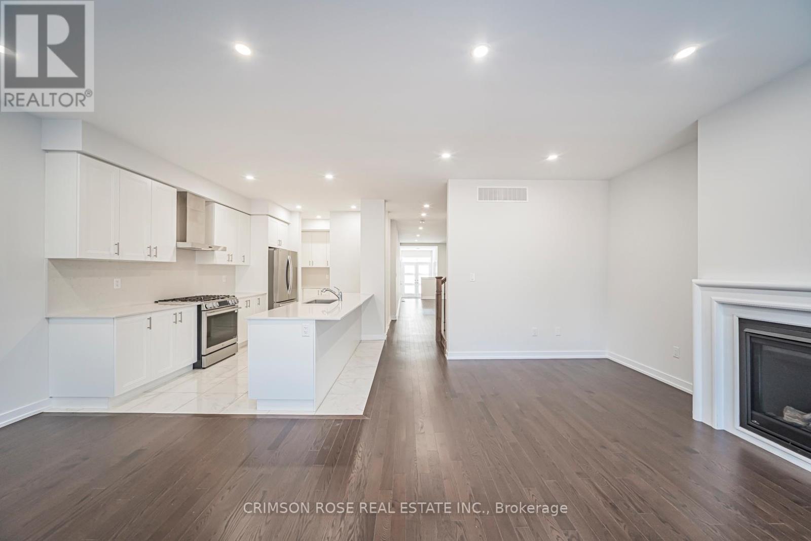 Upper Unit - 59 Danielle Moore Circle, Toronto, ON - Indoor Photo Showing Other Room With Fireplace