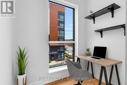 Virtually Staged Den -