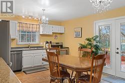 Garden doors to the deck. -