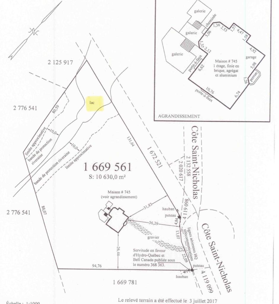 Drawing (sketch) - 745 Côte St-Nicholas, Saint-Colomban, QC - Other