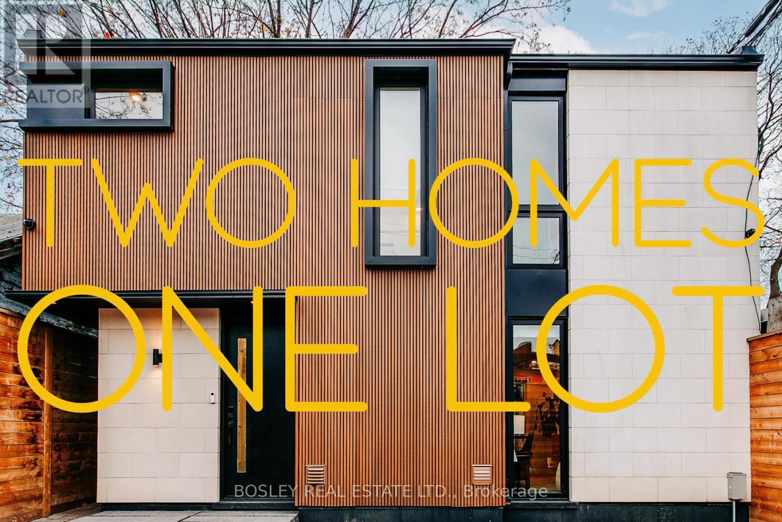 Laneway House - Main And Rear - 108 Moberly Avenue, Toronto, ON - Outdoor With Exterior