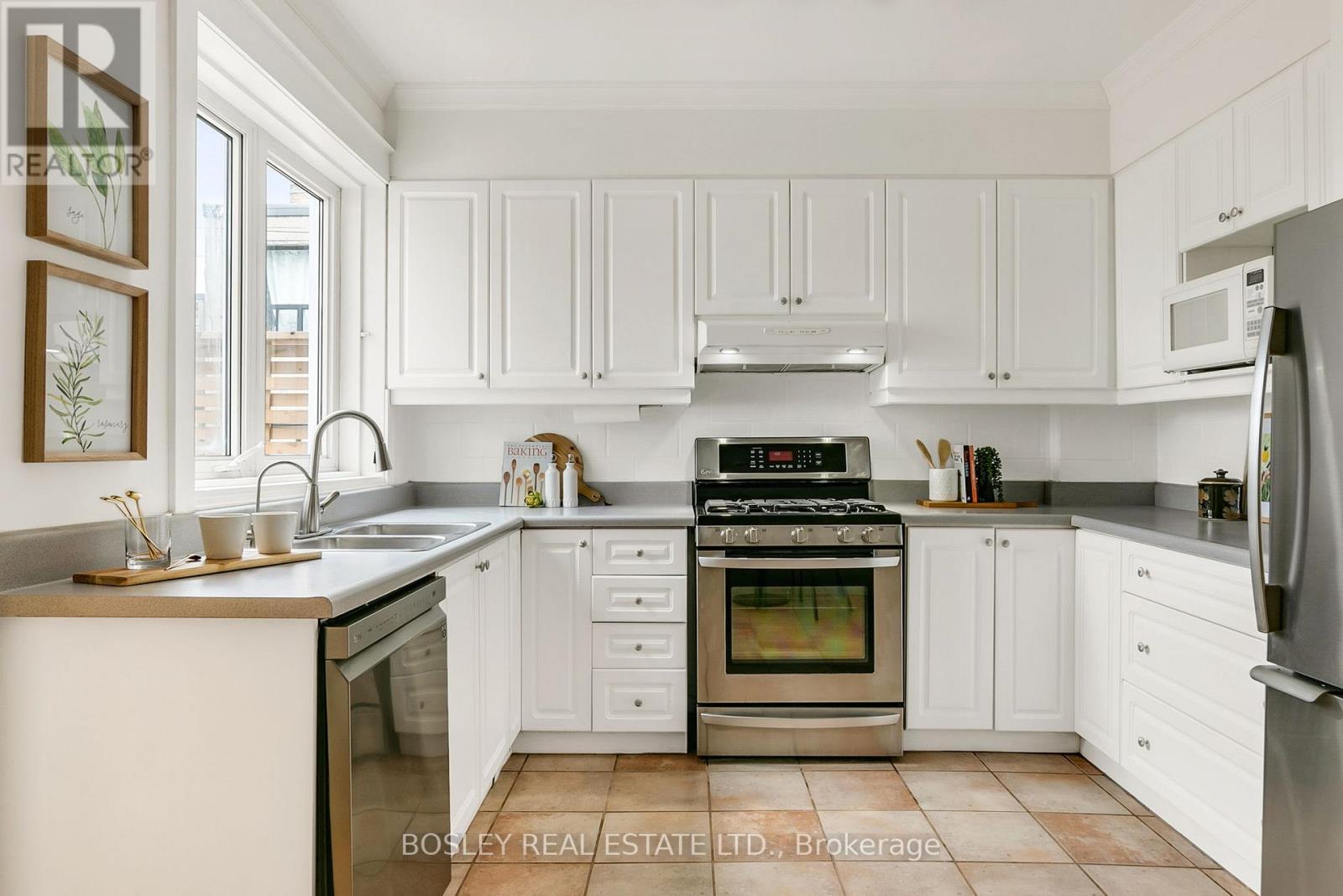 Main And Rear - 108 Moberly Avenue, Toronto, ON - Indoor Photo Showing Kitchen With Double Sink